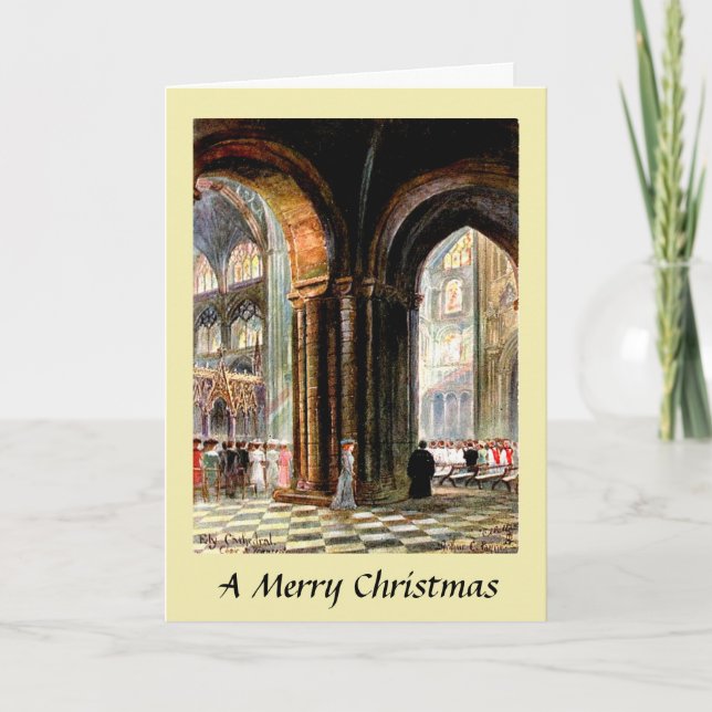 Carte de Noël - Ely Cathedral (Devant)