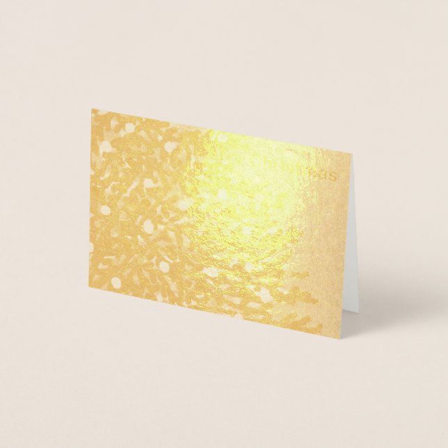 carte de noël en feuille avec design d'arbre (Devant)