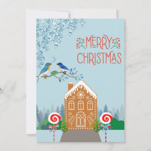 Carte de Noël en pain d'épices