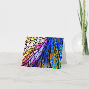 Carte de Noël en verre tendu