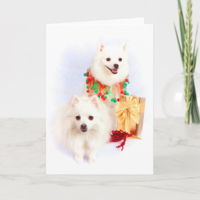 Carte de Noël Eskimo américaine (Devant)