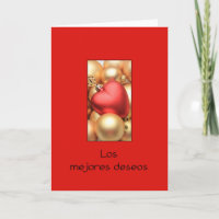 Carte de Noël espagnole Feliz Navidad