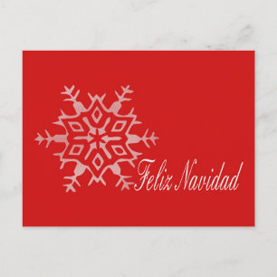Carte de Noël espagnole Feliz Navidad
