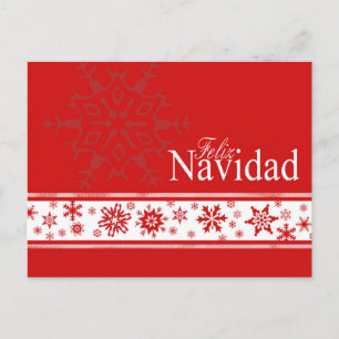 Carte de Noël espagnole Feliz Navidad