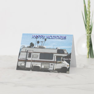 Carte de Noël et de vacances de rv