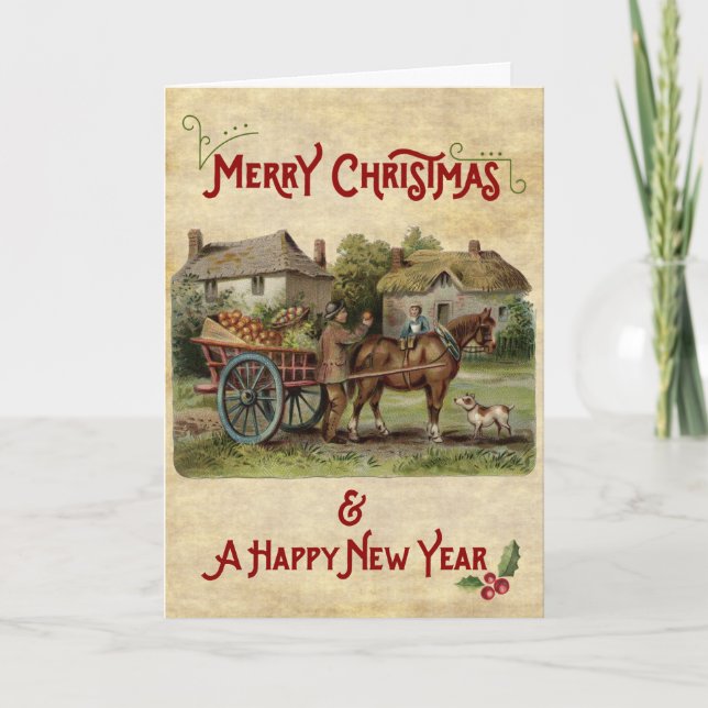 Carte de Noël et nouvelle année du Panier Apple (Devant)