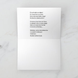 Carte de Noël et poème
