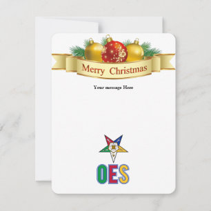 Carte de Noël Etoile Orientale Personnalisée