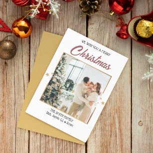 Carte de Noël étoilée