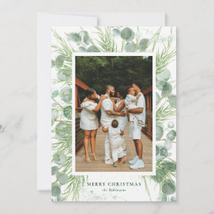 Carte de Noël Eucalyptus et Pine