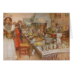 Carte de Noël Eve Carl Larsson 1904