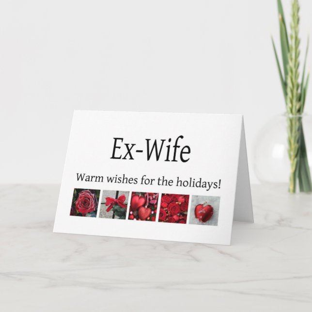 Carte de Noël Ex-Femme (Devant)