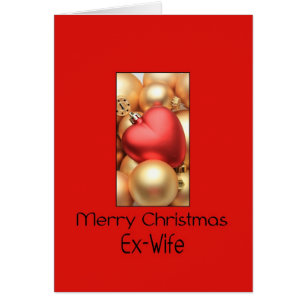 Carte de Noël Ex-Femme