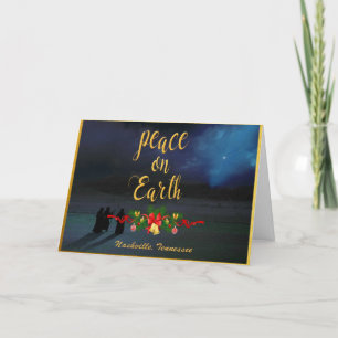 Carte de Noël faite sur commande de Nashville -