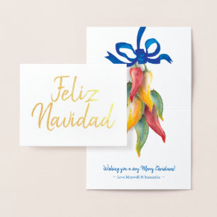 Carte de Noël Faliz Navidad Real Foil