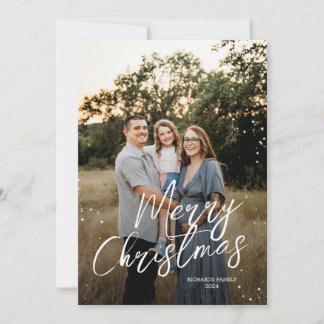 Carte de Noël Familiale