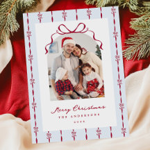 Carte de Noël Fantaisiste avec Photo