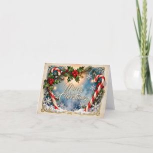 Carte de Noël festive avec éclat