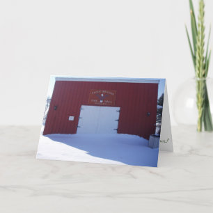 Carte de Noël "Fire Hall"