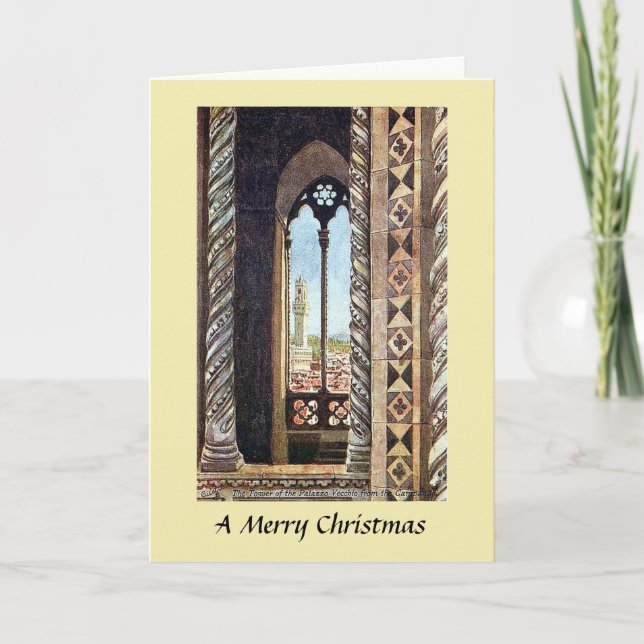 Carte de Noël - Florence, Italie (Devant)