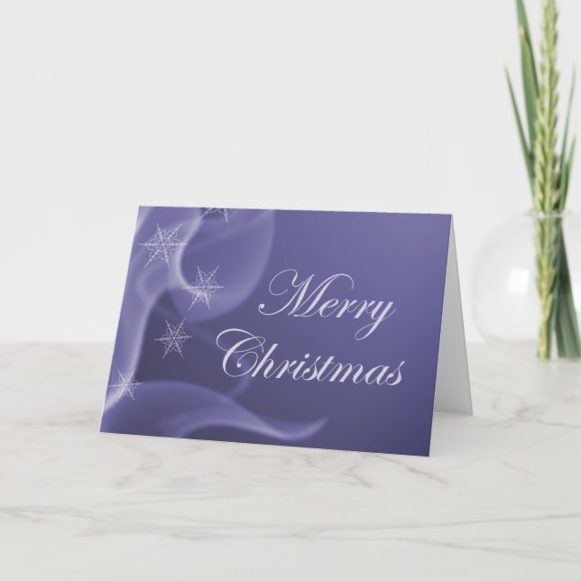 Carte de Noël Fnow Flake (Devant)