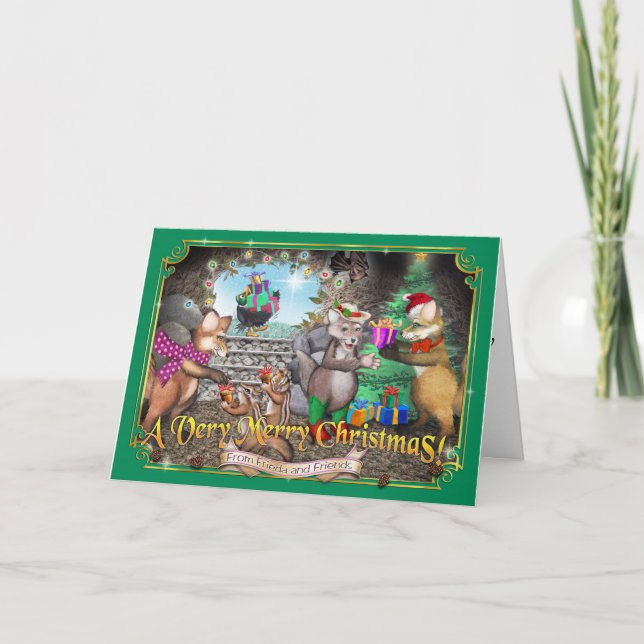 Carte de Noël Frieda Tails 2020 (Devant)