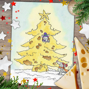 Carte de Noël fromagère par Nicole Janes