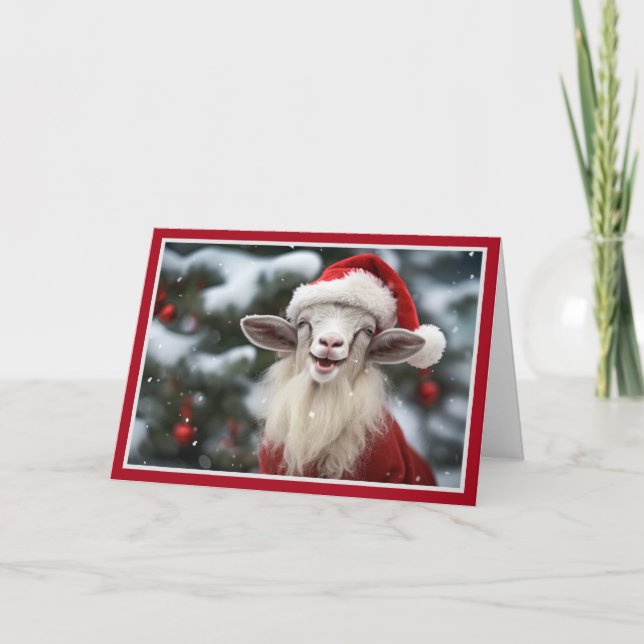 Carte de Noël G.O.A.T. (Devant)