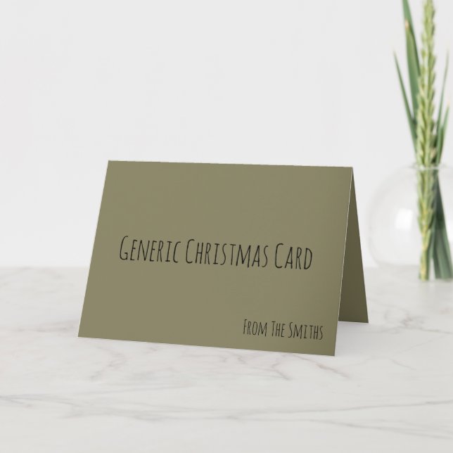 Carte de Noël Générique Simple Funny (Devant)