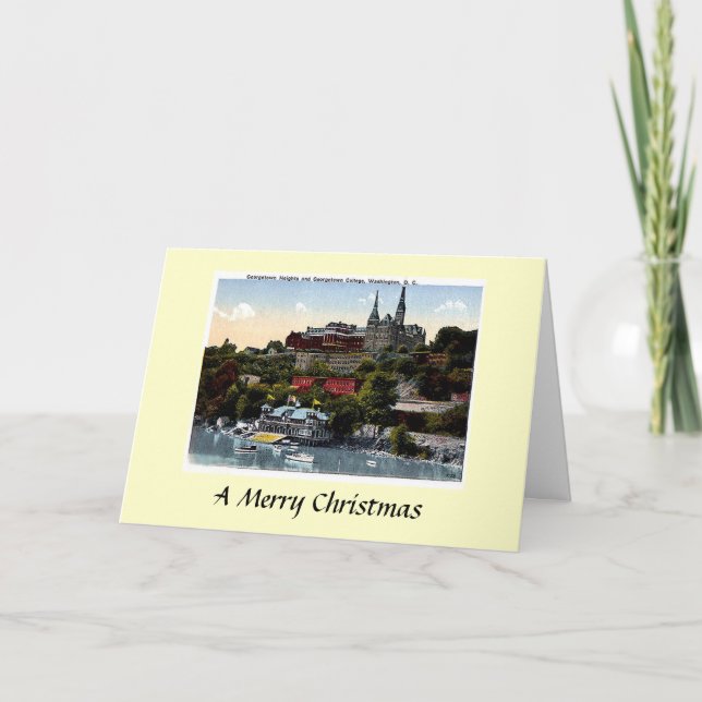 Carte de Noël - Georgetown Heights, DC (Devant)