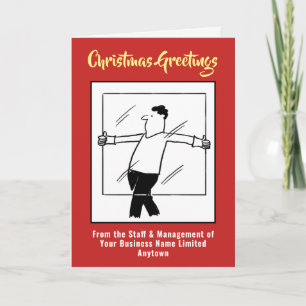 Carte de Noël Glazier Glass and Glazier Company