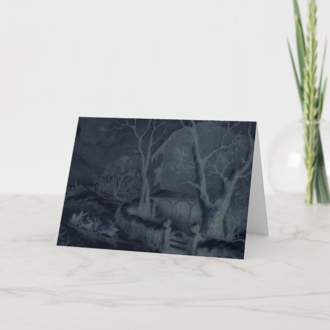 Carte de Noël gothique (Devant)