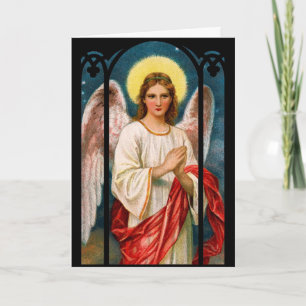Carte de Noël gothique Angel