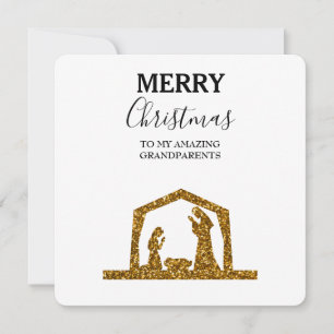 Carte de Noël Grands-parents Extraordinaires - Nat