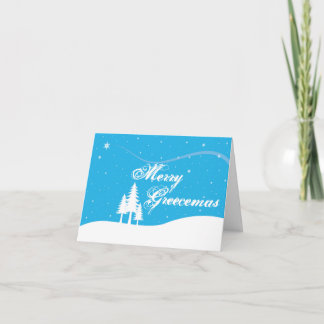 Carte de Noël grecque - Drôle - Joyeux Greecemas