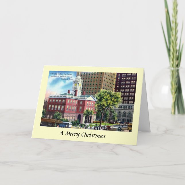 Carte de Noël - Hartford, Connecticut (Devant)