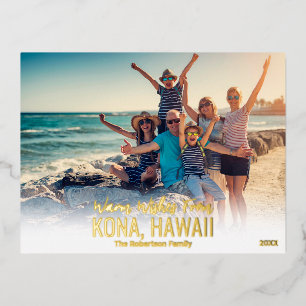 CARTE DE NOËL HAWAII   CARTES POSTALES PHOTOS DE P