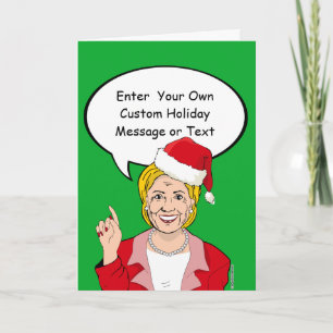 Carte de Noël Hillary - Customisez votre message -