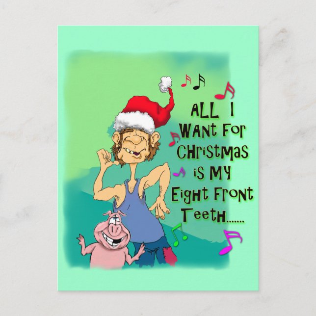 Carte de Noël Hillbilly (Devant)