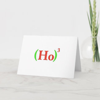 Carte de Noël Ho-Cubed