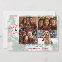 Carte de Noël Holly Dayz Cheer 5 Photo