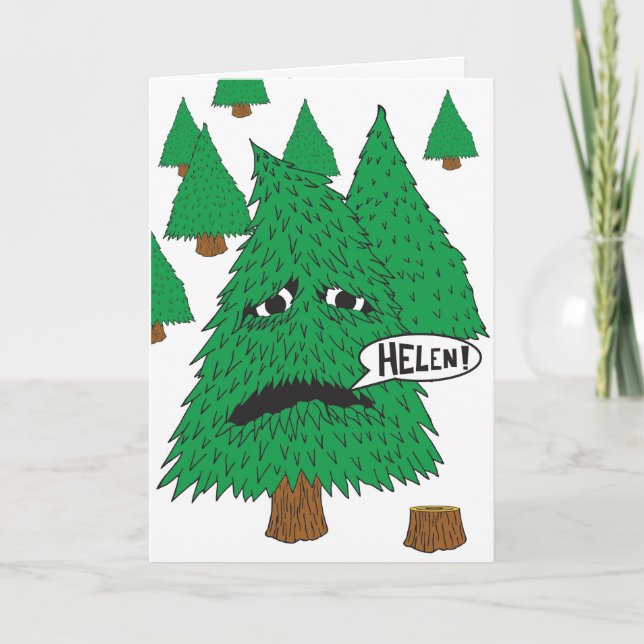 Carte de Noël humoristique (Devant)