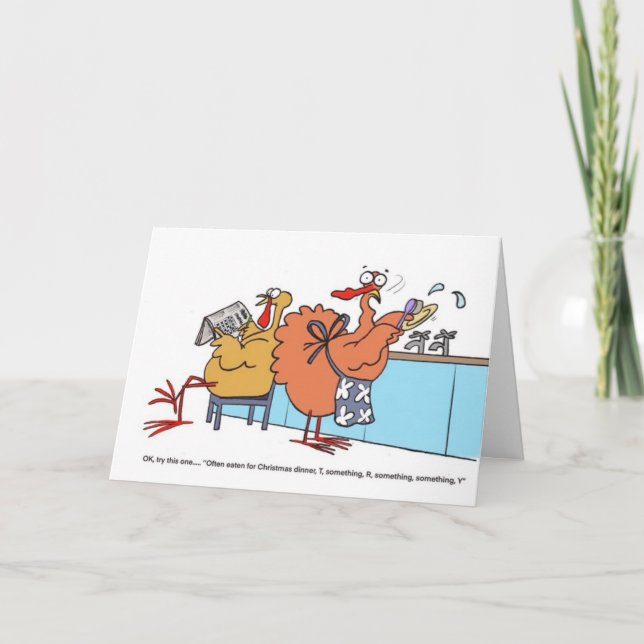 Carte de Noël humoristique (Devant)