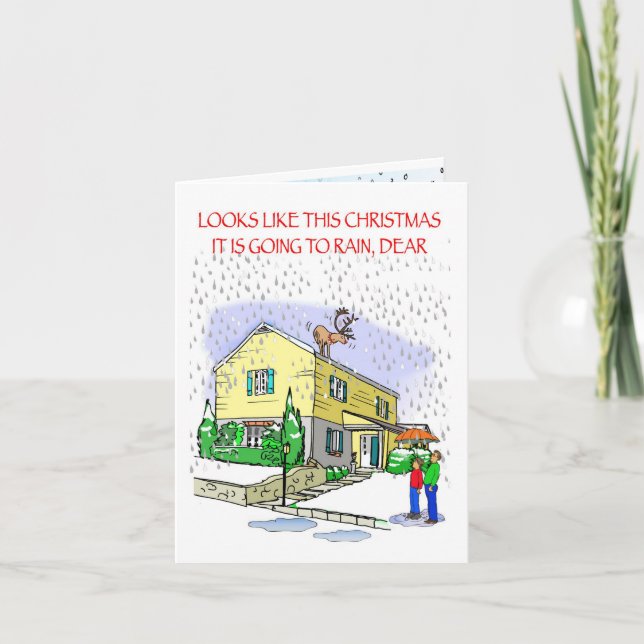 Carte de Noël humoristique (Devant)