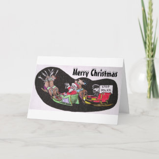 Carte de Noël humoristique