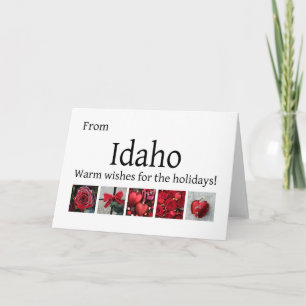 Carte de Noël Idaho, préciser