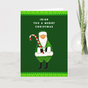 Carte de Noël irlandaise