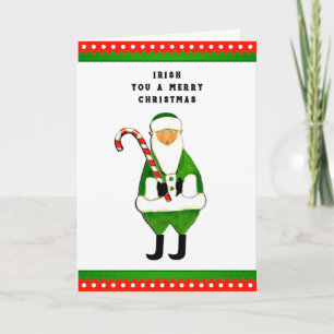 Carte de Noël irlandaise