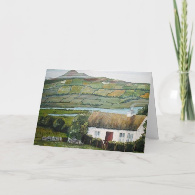 Carte de Noël irlandaise, Mayo, Irlande (Devant)