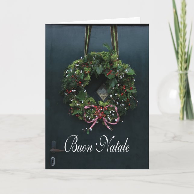 Carte de Noël italienne Buon Natale (Devant)